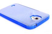 for galaxy s4 back cover silicon and pc case 